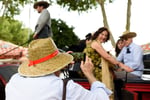 Visitantes de la feria de abril