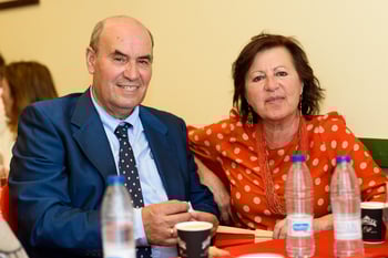 Visitantes de la feria de abril