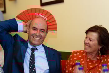 Visitantes de la feria de abril
