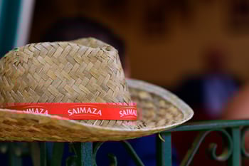 Visitantes de la feria de abril