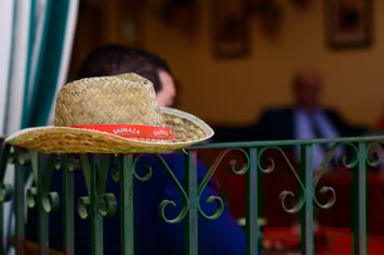 Visitantes de la feria de abril
