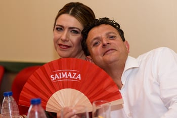 Visitantes de la feria de abril
