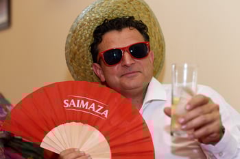 Visitantes de la feria de abril