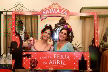 Visitantes de la feria de abril