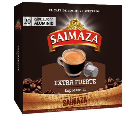 Saimaza espresso 11 capsulas extra fuerte