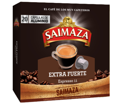 Saimaza espresso 11 capsulas extra fuerte