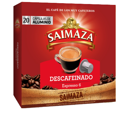 Saimaza espresso 6 capsulas descafeinado