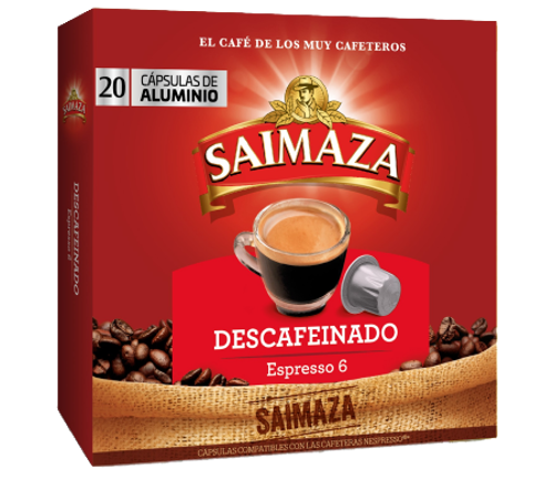 Saimaza espresso 6 capsulas descafeinado
